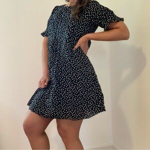 DKNY Cotton Babydoll Dress